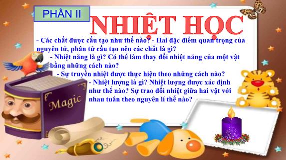 Bài giảng theo chủ đề Vật lý Lớp 8 - Chủ đề 18: Các chất được cấu tạo như thế nào?