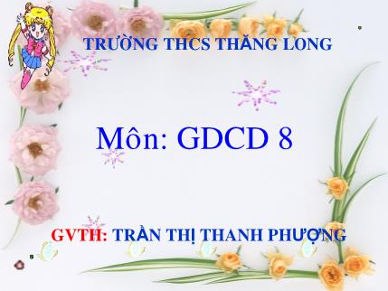 Bài giảng Giáo dục công dân 8 - Tiết 23, Bài 15: Phòng ngừa tai nạn vũ khí, cháy, nổ và các chất độc hại - Trần Thị Thanh Phượng