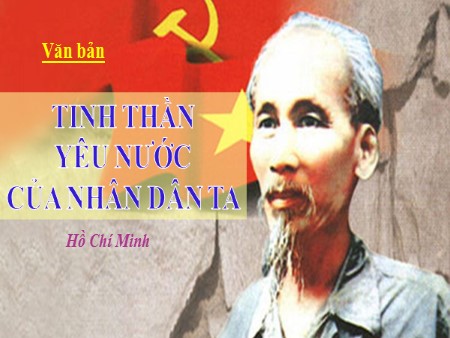 Bài giảng Ngữ văn 7 - Bài: Tinh thần yêu nước của nhân dân ta
