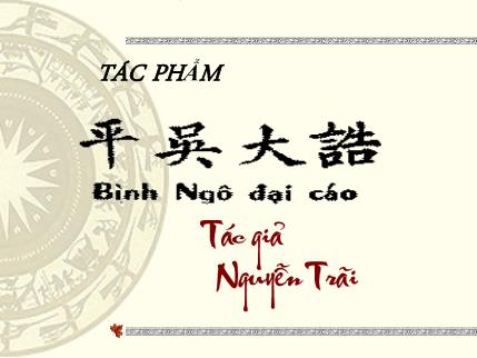 Bài giảng Ngữ văn 8 - Tiết 97: Văn bản Nước Đại Việt ta (Trích "Bình Ngô đại cáo")