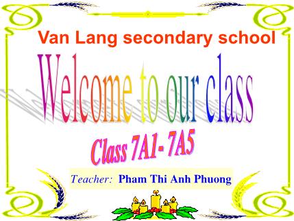 Bài giảng Tiếng Anh 7 - Unit 11: Keep fit, stay healthy - Lesson 1: A1 - Năm học 2020-2021 - Phạm Thị Anh Phương