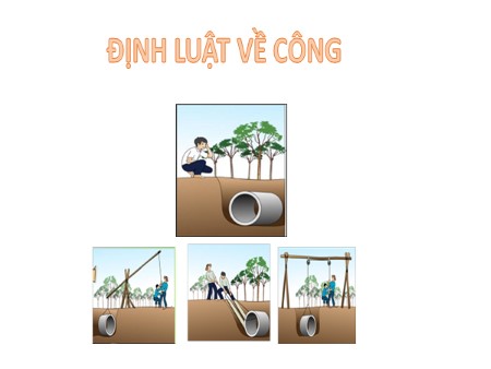 Bài giảng Vật lý 8 - Bài: Định luật về công