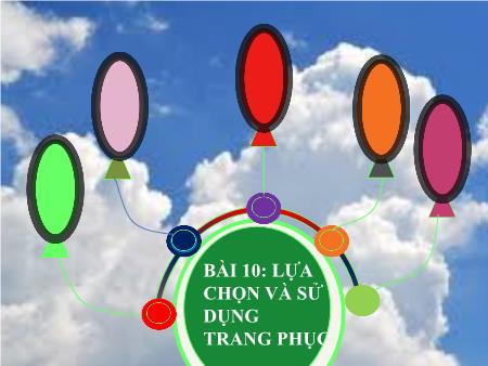 Bài giảng Công nghệ Lớp 6 (Cánh diều) - Bài 10: Lựa chọn và sử dụng trang phục