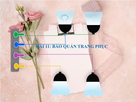 Bài giảng môn Công nghệ Lớp 6 (Cánh diều) - Bài 11: Bảo quản trang phục