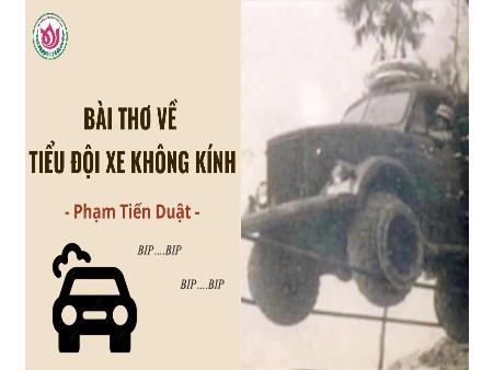 Bài giảng Ngữ văn 9 - Bài 10: Bài thơ về tiểu đội xe không kính