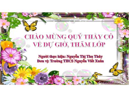 Bài giảng Ngữ Văn 9 - Bài 6: Thuật ngữ (Tiết 34) - Nguyễn Thị Thu Thủy