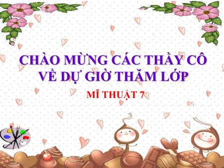 Bài giảng Mĩ thuật 7 - Bài 14: Thiết kế lịch treo tường