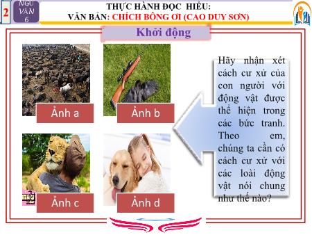 Bài giảng Ngữ Văn 6 - Chích bông ơi