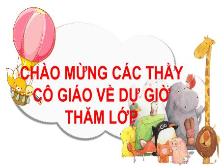 Bài giảng Toán Lớp 2 - Bài 46: Khối trụ - Khối cầu
