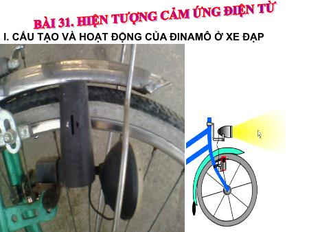Bài giảng Vật lí 9 - Bài 31: Hiện tượng cảm ứng điện từ
