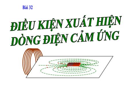 Bài giảng Vật lí 9 - Bài 32: Điều kiện xuất hiện dòng điện cảm ứng