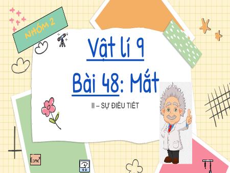 Bài giảng Vật lí 9 - Bài 48: Mắt