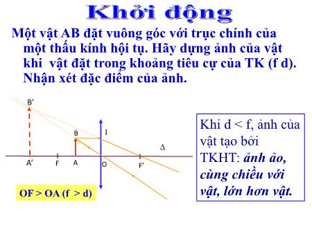 Bài giảng Vật Lí 9 - Bài 50: Kính lúp